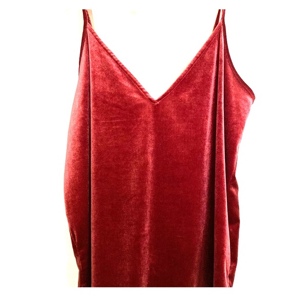 Old Navy Tops - Cranberry colored, crushed velvet camisole
